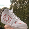 Custom Air Jordan 1 Pink Double Line