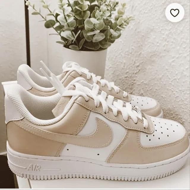 CREAM BEIGE AIR FORCE 1 CUSTOM