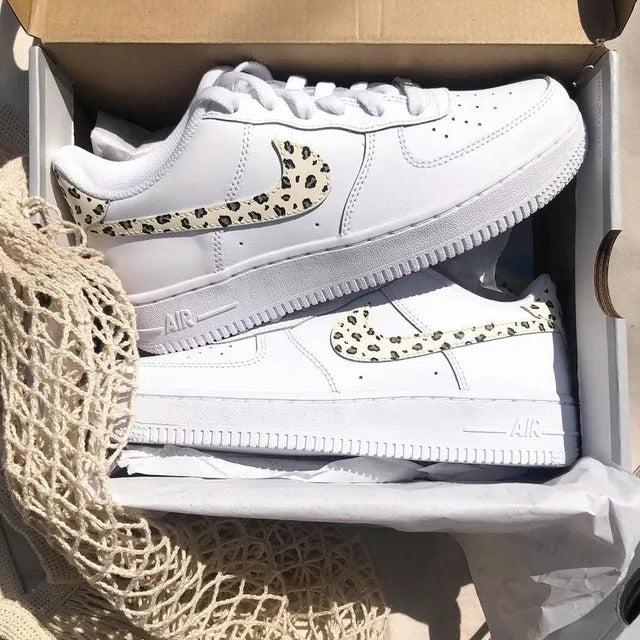 Custom Air Force 1 Cheetah Print
