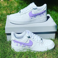 Custom Dripping Swoosh Air Force 1's