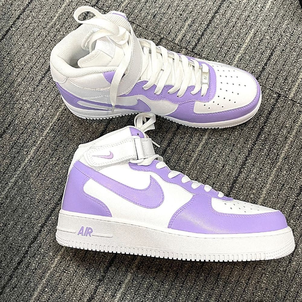Custom  Air Force 1 Mid Purple