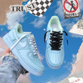 Baby I'm Blue Dyed Air Force 1's