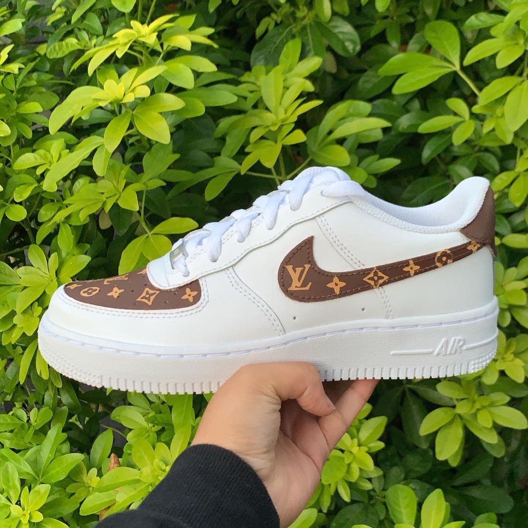 LV Custom Air Force 1's