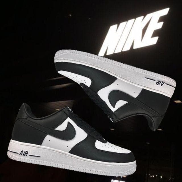 Black Grunge Air Force 1's
