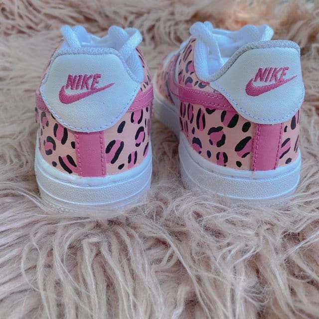 Pink Cheetah AF1's