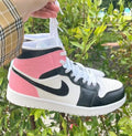 Custom Air Jordan 1 Black Pink
