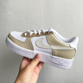 Custom Air Force 1 Cream combo