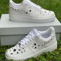 Black Stars Custom Air Force 1's