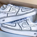 Custom Air Force 1 Cartoon Swoosh