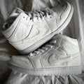 Custom Air Jordan 1 White Design