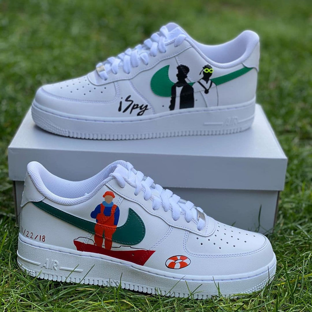 Custom Lil Boat Air Force 1's