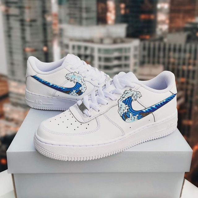 CUSTOM AIR FORCE 1 WAVE KANAGAWA