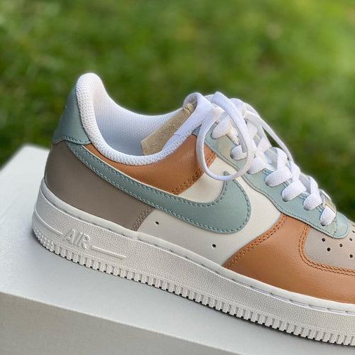 Basic Color Custom Air Force 1's Orange