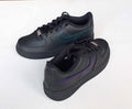 Painted Tick Design Custom Black Nike Air Force 1