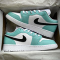 Custom Air Jordan 1 Mint Black Swoosh