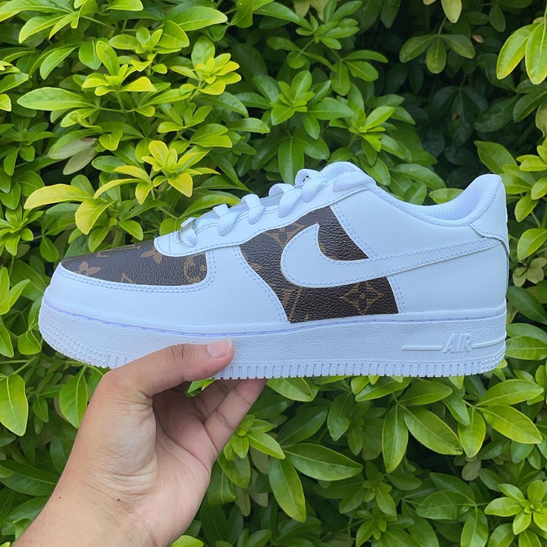 Brown LV Air Force 1's
