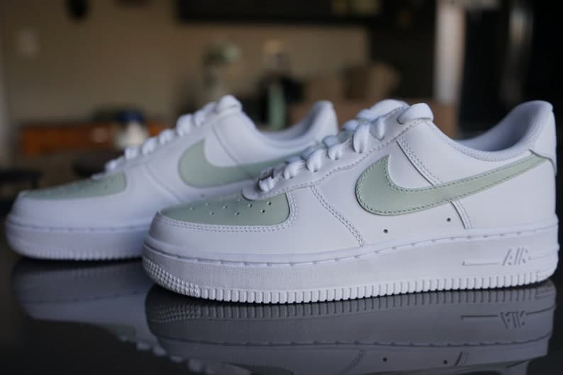 Custom sage Custom Nike Air Force 1