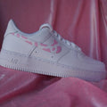 Custom Nike Air Force 1 Cow Print - Pink