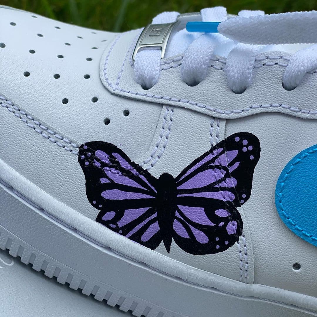 Butterfly Custom Air Force 1's 🦋