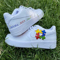 Custom Air Force 1 Autism Awareness