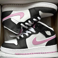 Custom Air Jordan 1 Black Pink