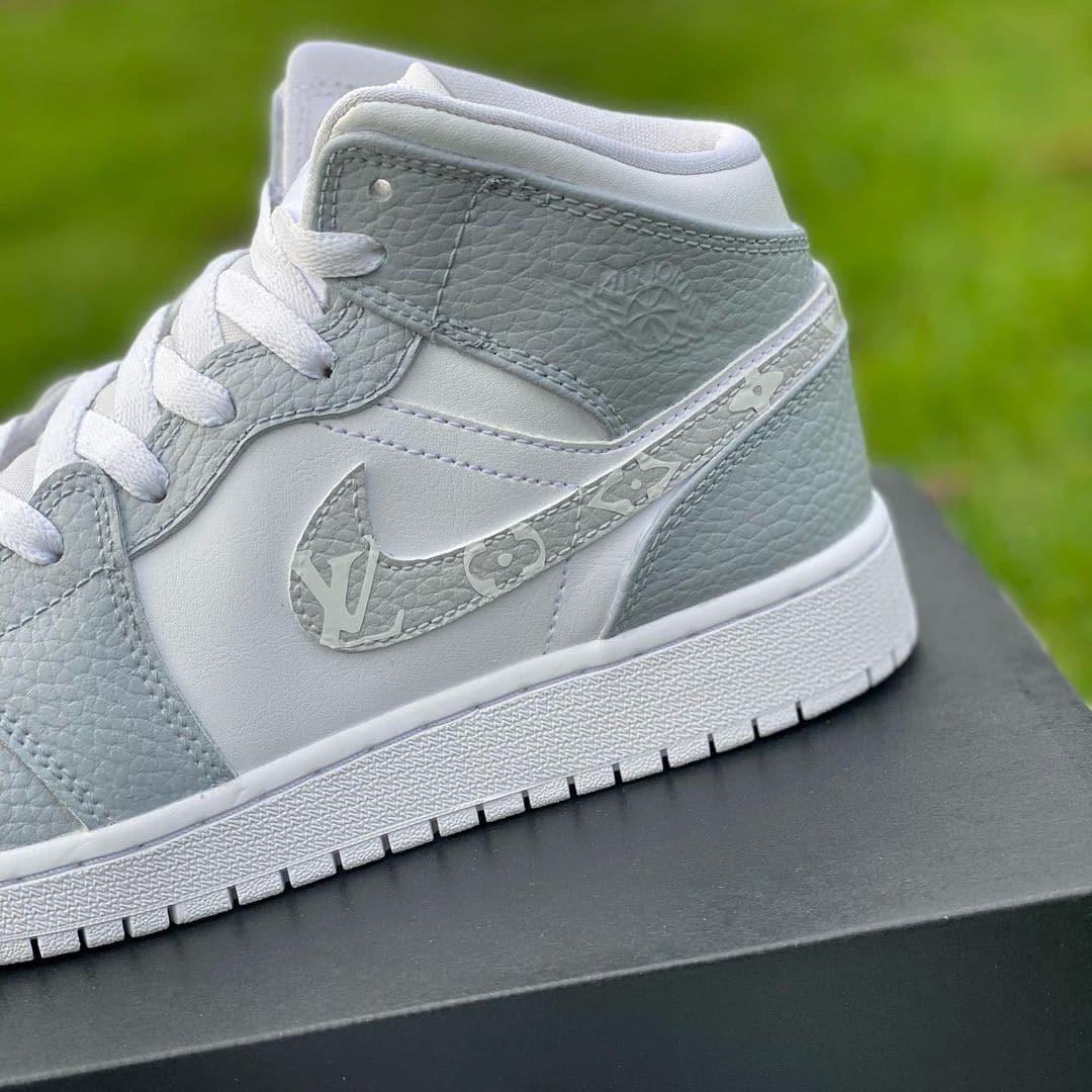 Custom LV Air Jordan 1's