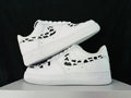 Custom Nike Air Force 1 Cow Print Black