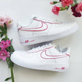 Magenta and Pink Ombré_ Painted AF1's