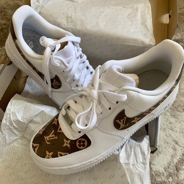 LV Custom Air Force 1's