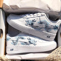 Custom Air Force 1 Baby Blue Dragon