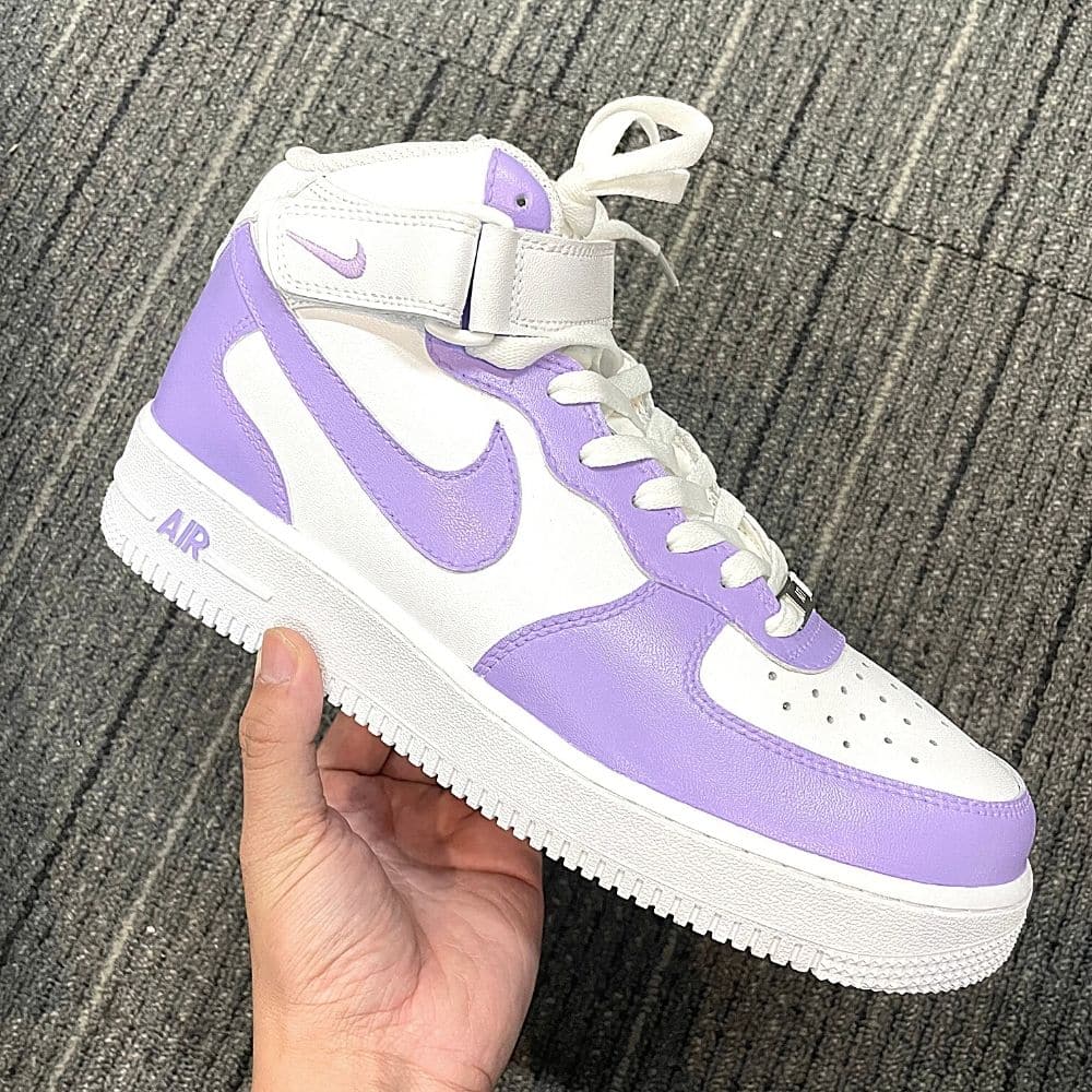 Custom  Air Force 1 Mid Purple