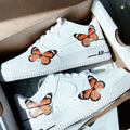 Georgia Peach Butterfly Air Force 1s