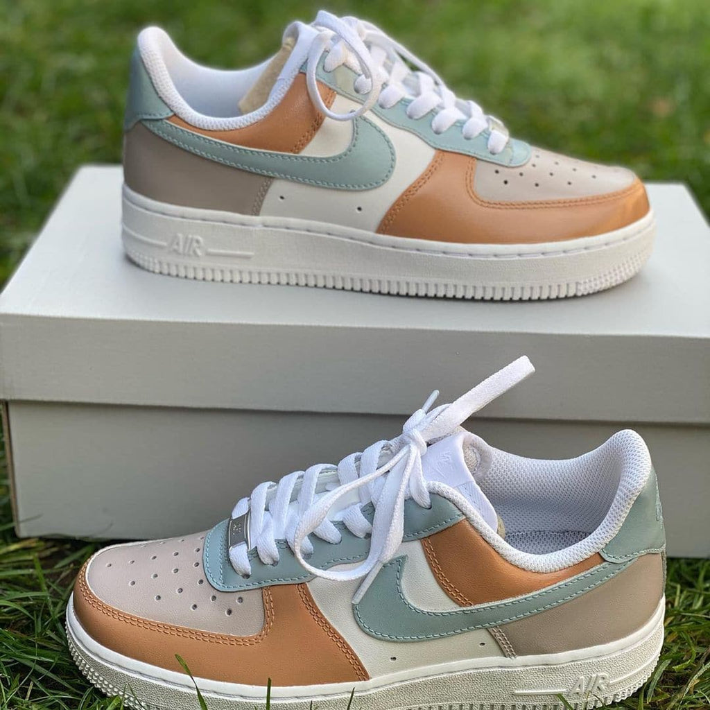 Basic Color Custom Air Force 1's Orange
