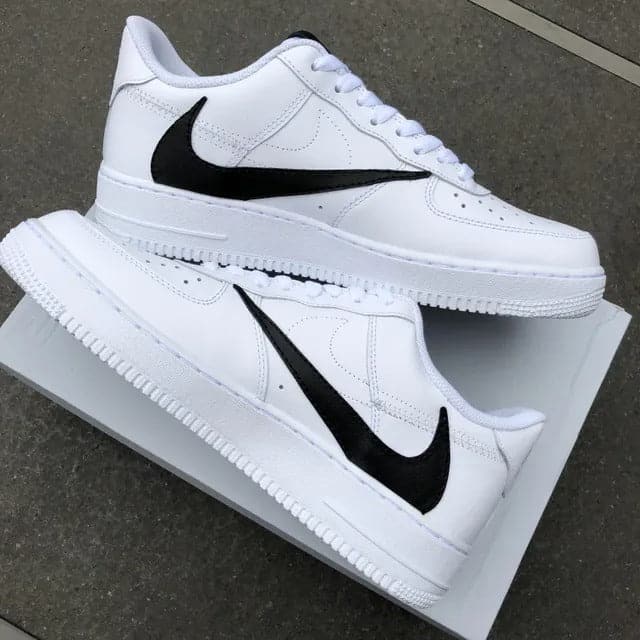 Custom Air Force 1 reverse swoosh