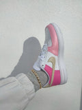 Custom Nike Air Force 1 Pink Nostalgia