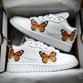 Custom Air Force 1 Orange Butterfly