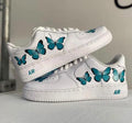 Custom Air Force 1 Blue Butterfly