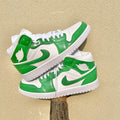 Custom Air Jordan 1 Green