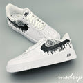 Black Rose Drip Custom Air Force 1