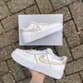 Custom Air Force 1 Beige