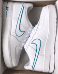 Nike Air Force 1 X Blue Outline Tick Design