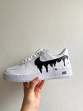 Custom Nike Air Force 1's drip Swoosh