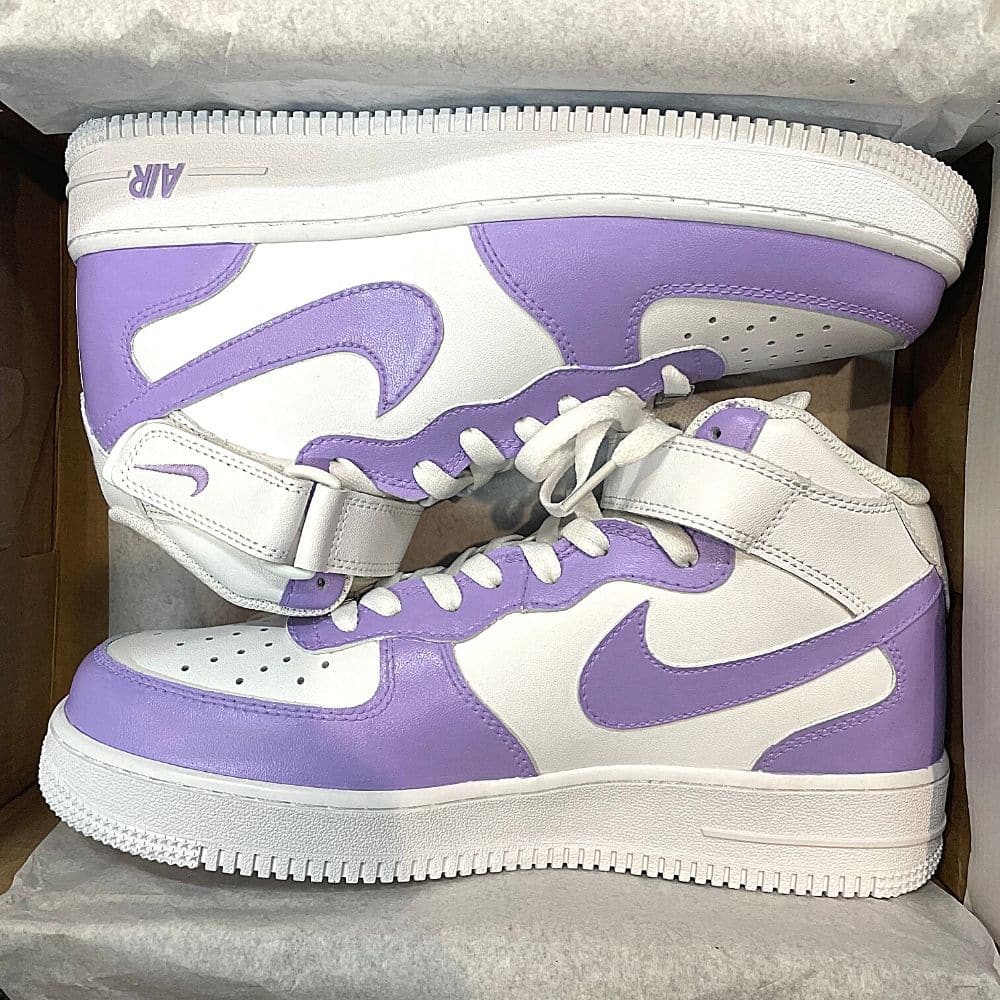 Custom  Air Force 1 Mid Purple