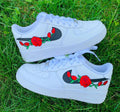 Custom Air Force 1 Red Rose