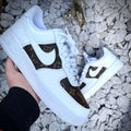 Custom Air Force 1 Brown LV