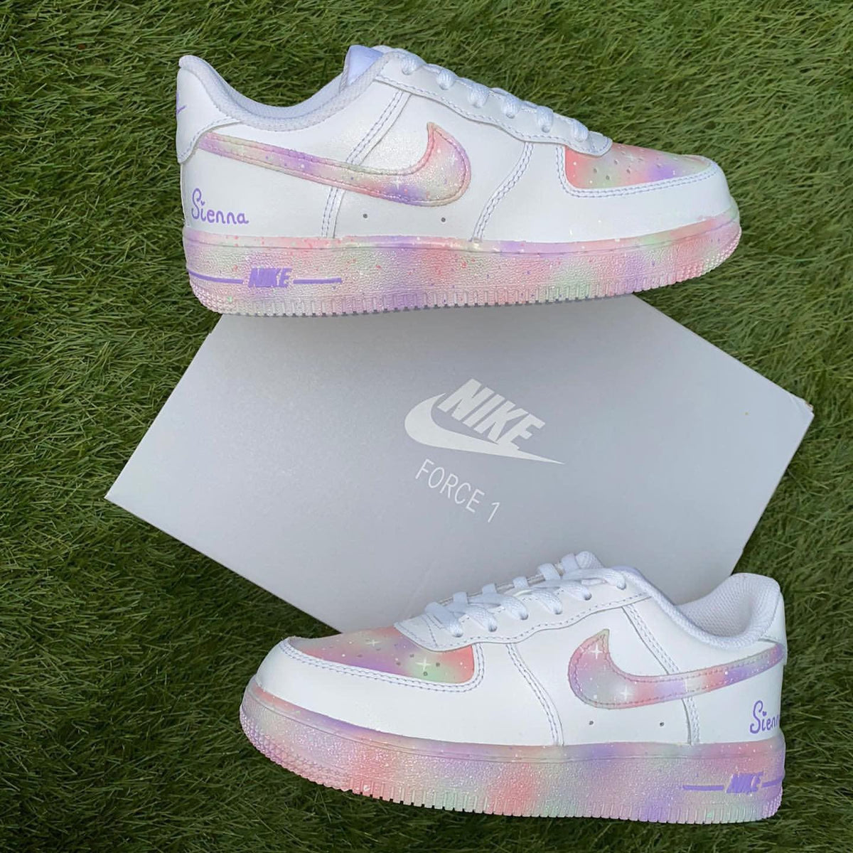 Custom Air Force 1 Purple Pink
