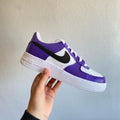 Custom Air Force 1 Pretty purple & black combo
