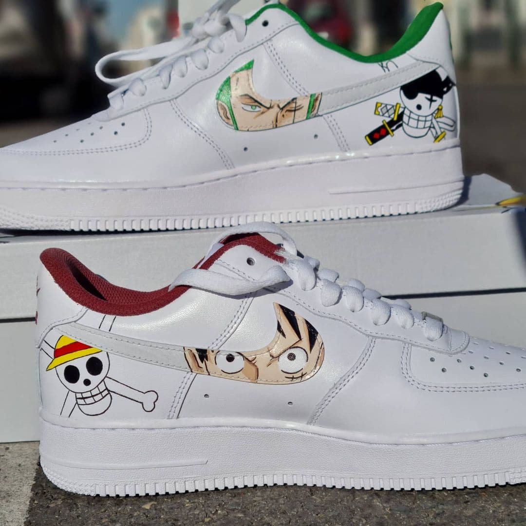 Custom Air force 1  Luffy Zoro Custom Air Force 1