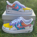 Cartoon Drip Custom Air Force 1's