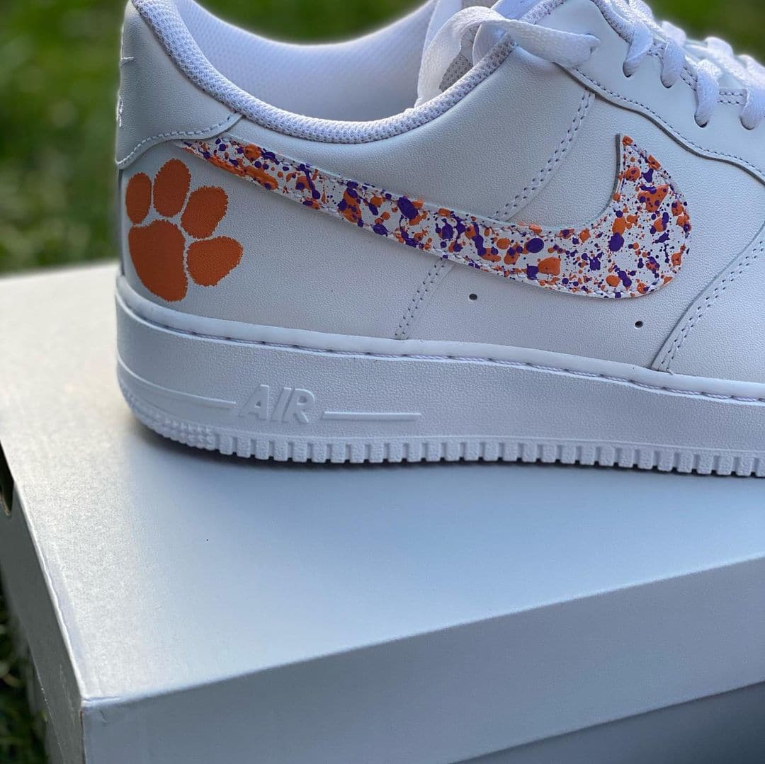 Clemson Custom Air Force 1's